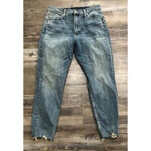 Silver Jeans Calley Skinny Crop Blue Jeans Size 31x25 Womens